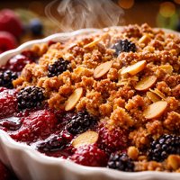 Mixed Berry Almond Crunch Crumble