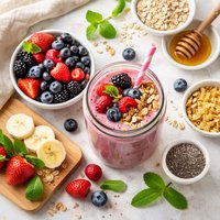 Mixed Berry Banana Smoothie