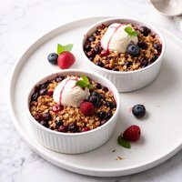 Mixed Berry Oatmeal Crisps Bon Appetit Vegan