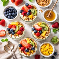 Mixed Fruit Parfaits