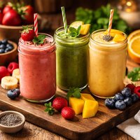 Mixed Fruit Smoothies
