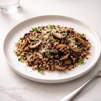 Mixed Grain Mushroom Casserole