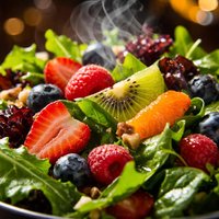 Mixed Greens and Fruit Salad