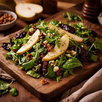 Mixed Greens and Pear Salad