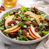 Mixed Greens Salad Pears Apple and Toasted Pecans
