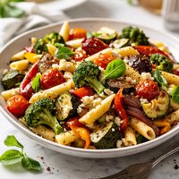 Mixed Roasted Vegetables and Pasta