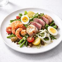 Mixed Seafood Nicoise Salad