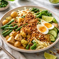Mixed Vegetable Salad with Peanut Sauce Gado Gado