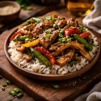 Mmmm Fast Hoisin Pork Stir Fry