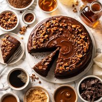 Mocha Bourbon Mud Cake