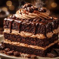 Mocha Brownie Torte