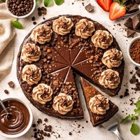 Mocha Chocolate Cheesecake