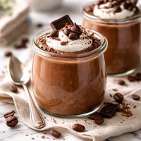 Mocha Chocolate Pudding Creamy Smooth and Guilt Free