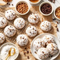 Mocha Nut Butterball Cookies
