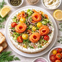 Mock Salmon Cheesecake