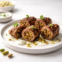 Mogul Kebabs with Raisin Pistachio Stuffing