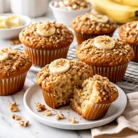 Moist and Fluffy Banana Muffins
