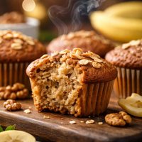 Moist and Healthy Banana Muffins