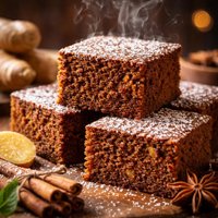 Moist and Spicy Gingerbread Squares Low Fat
