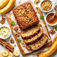 Moist Banana Walnut Bread