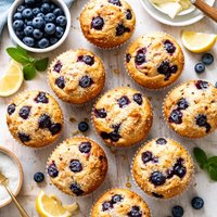Moist Blueberry Muffins