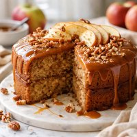 Moist Caramel Apple Cake