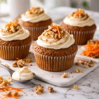Moist Carrot Cake Muffins