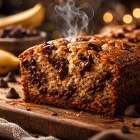 Moist Chocolate Chip Banana Bread