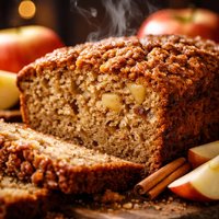 Moist Cinnamon Apple Quick Bread
