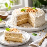 Moist Coconut Cake