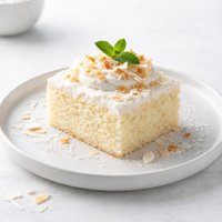 Moist Coconut Pudding Cake