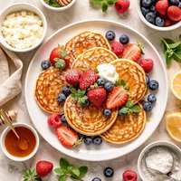 Moist Delicious Cottage Cheese Pancakes
