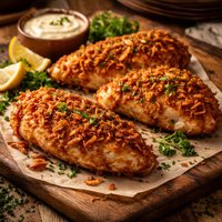 Moist N Crispy Onion Chicken