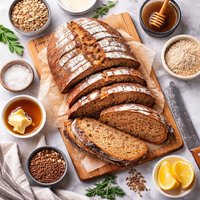 Molasses Wheat Artisan Bread
