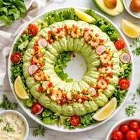 Molded Avocado Cream Salad