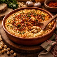 Moldovan Chickpea Pudding