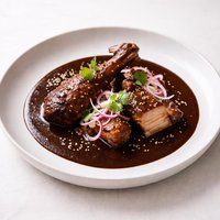 Mole Negro with Chicken and Pork