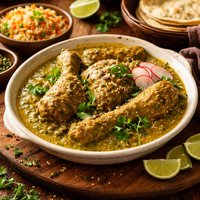 Mole Verde Con Pollo