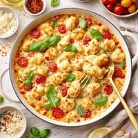 Molten Cheese Gnocchi