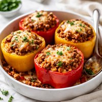 Moms Easy Stuffed Bell Peppers