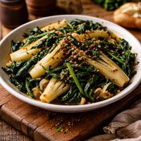 Moms Endive Dandelion Dish