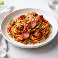 Moms Pizza Spaghetti