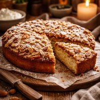 Mondlukaka Icelandic Almond Cake Dessert