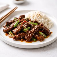 Mongolian Beefless Beef Vegetarian