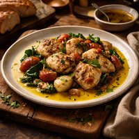 Monkfish with Curry Oil