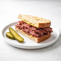 Montreal Smoked Meat Sandwich