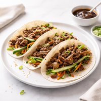 Moo Shu Beef Tortillas
