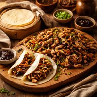 Moo Shu Pork with Mock Mandarin Pancakes