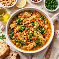 Moosewood Chickpea and Artichoke Heart Stew