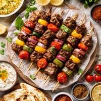Moroccan Beef Kebab Skewers